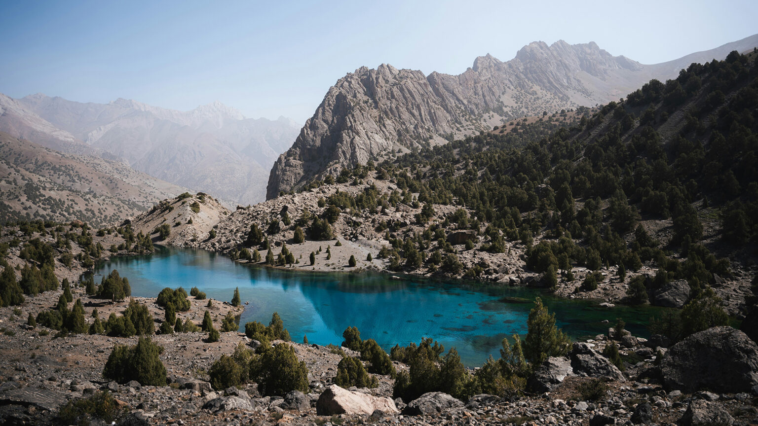 Tajikistan - Lake in the Fann Mountains
