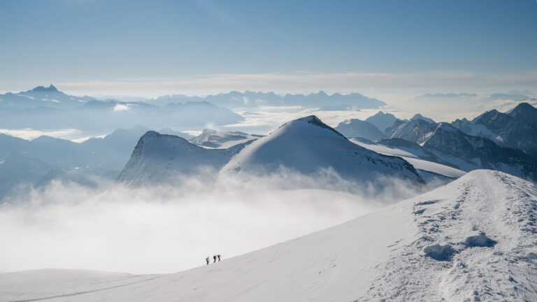 women female ski touring adventure high altitude georgia